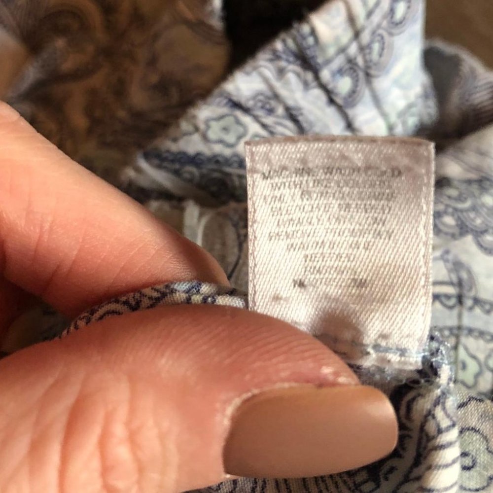 Nordstrom Blue Paisley Pajama Set - Picture 5 of 5